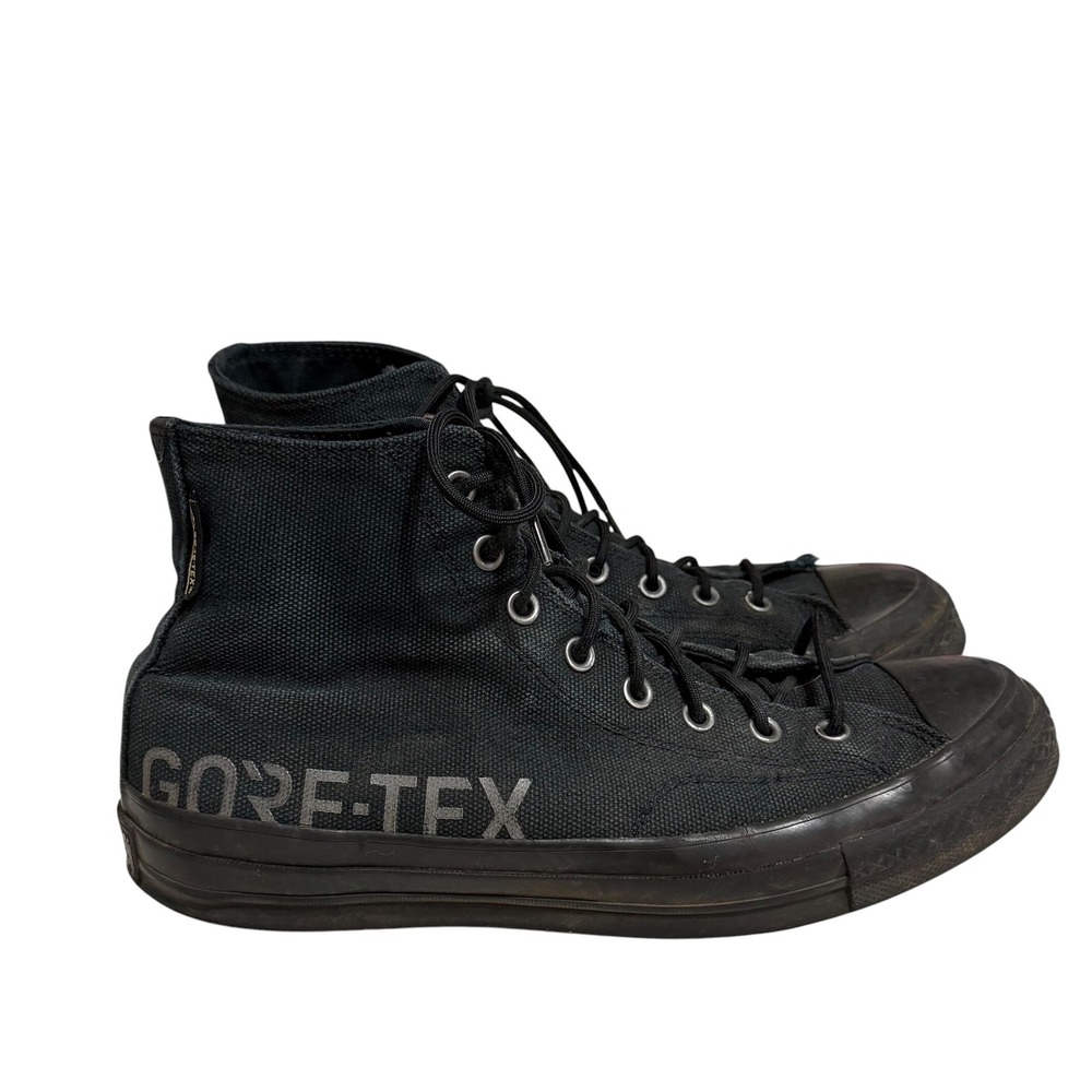 Converse Chuck 70 Hi Gore-Tex Black Waterproof Sneakers 162350C Mens 9.5